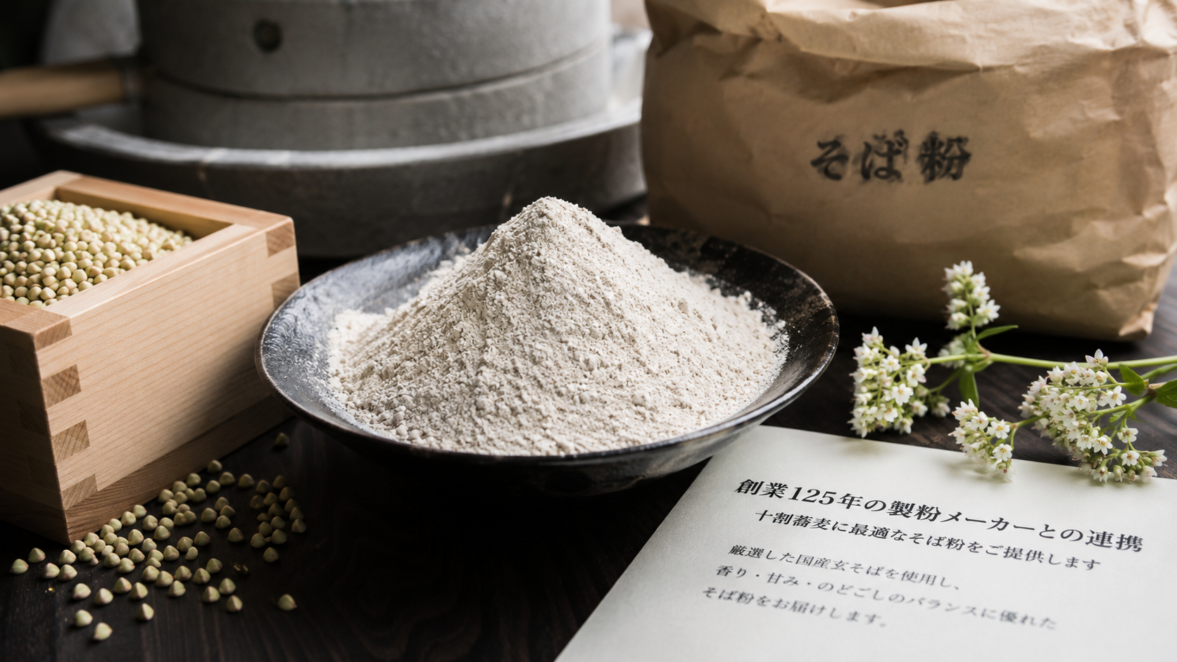 そば粉・食材選定
